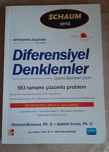 Diferansiyel Denklemler-Schaum Serisi