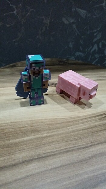 Minecraft Steve ve Domuz