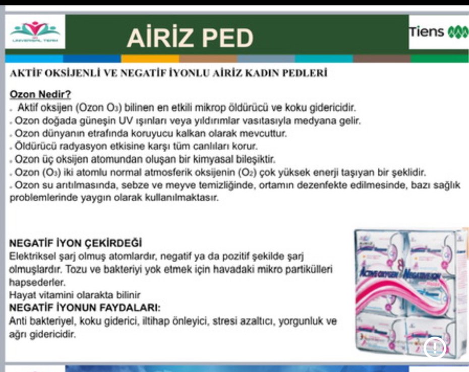 Aktif Oksijen ve Negatif İyonlu Kadın  hastalıklarıAitiz ped 6lı - Görsel 2