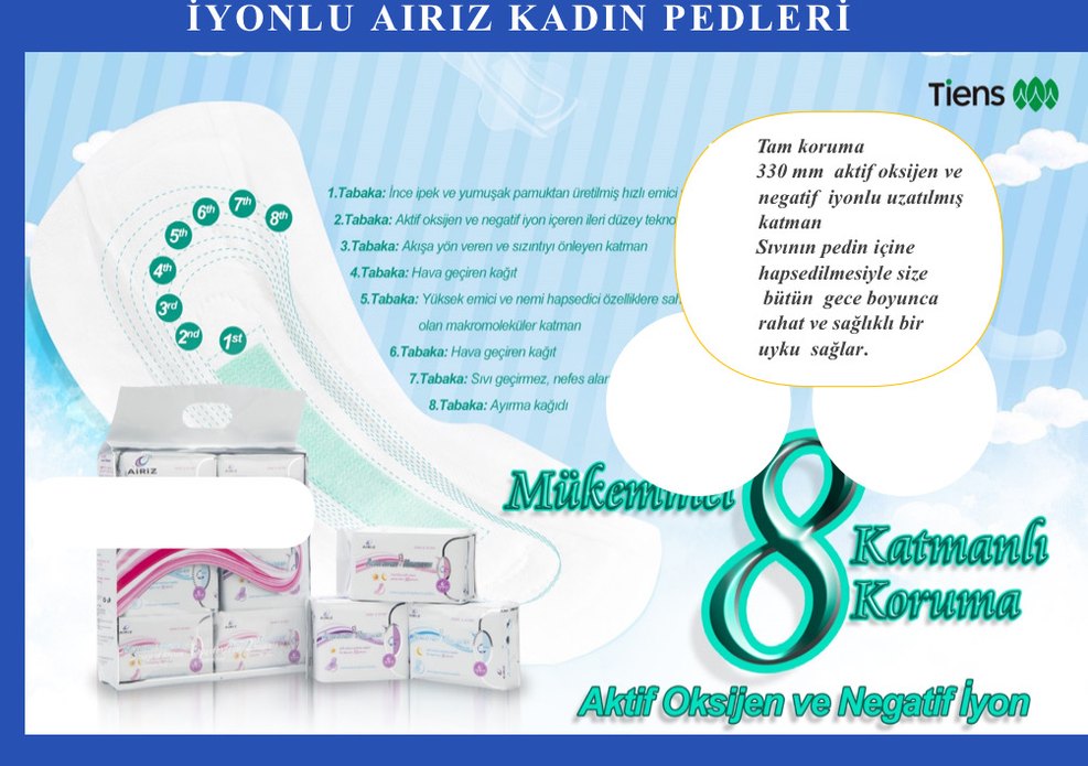 Aktif Oksijen ve Negatif İyonlu Kadın  hastalıklarıAitiz ped 6lı - Görsel 3