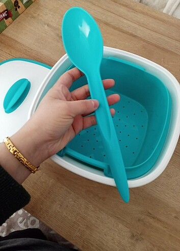 Tupperware,süzgeçli tupper tencere
