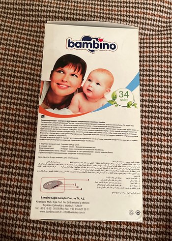 Bambino 34'lü Emzirme Pedi - Görsel 3