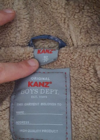 mavi Kürklü Erkek Bebek Kayak Tulumu - Görsel 2