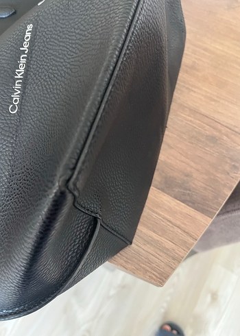 Calvin Klein Siyah Deri Kadın Omuz Çantası - Görsel 4