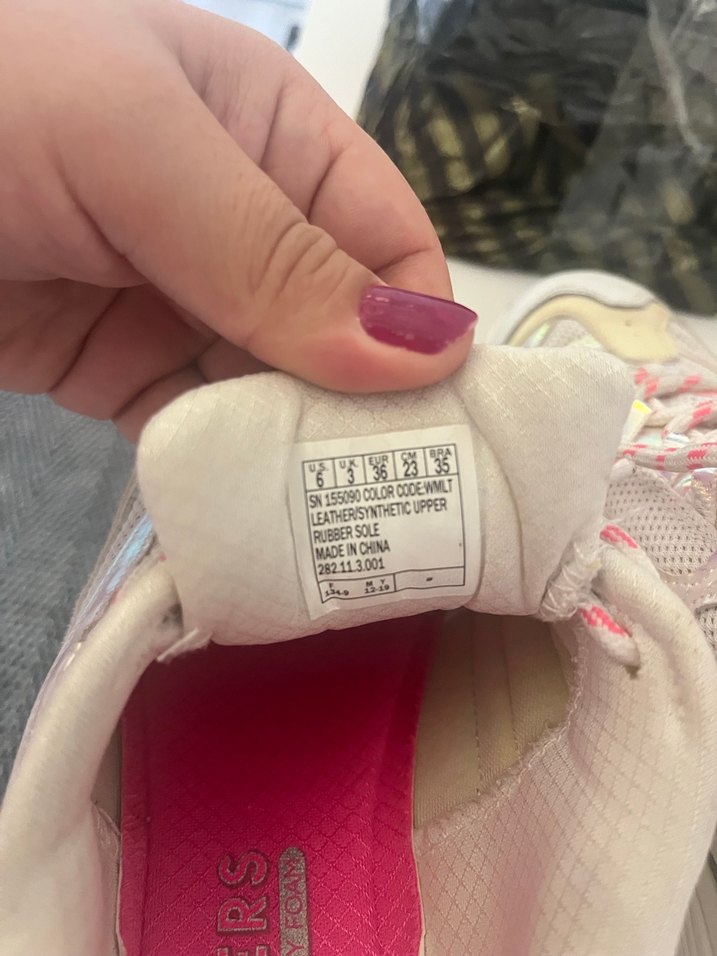 Skechers Beyaz Kadın Spor Ayakkabı - Görsel 5