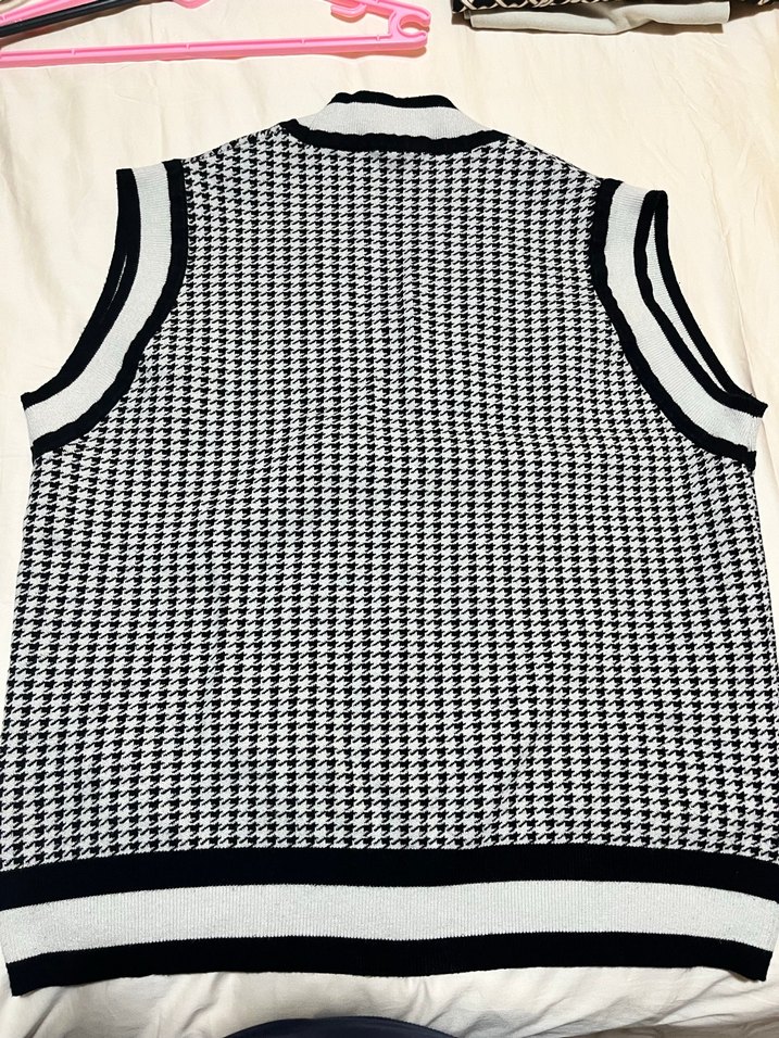 Zara kaz ayağı desenli süveter - Görsel 5