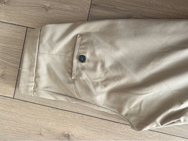 s Beden Bershka wide leg deve tüyü rengi pantolon