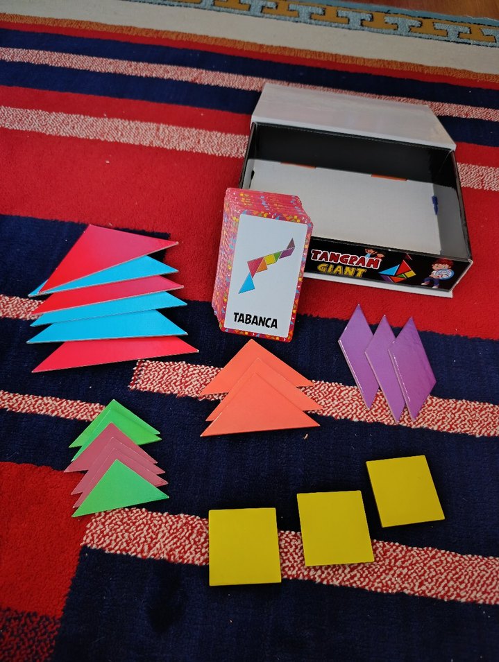 Büyük Tangram Eğitici Oyuncak - Görsel 4
