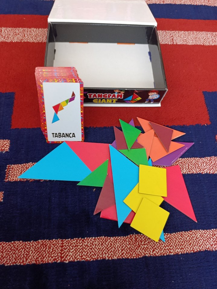 Büyük Tangram Eğitici Oyuncak - Görsel 3