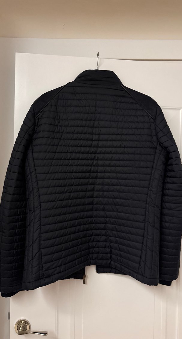 Siyah Erkek Mont Fermuarlı Rahat Kesim - Görsel 2