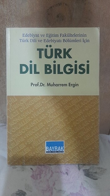 Türk dil bilgisi (prof.dr.Muharrem Ergin)