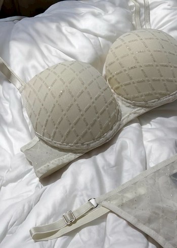 Beyaz Bohem Midi Sütyen Takımı - Görsel 2