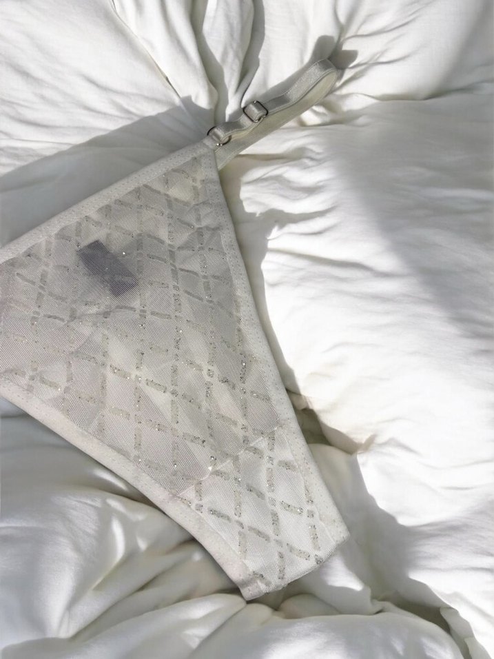 Beyaz Bohem Midi Sütyen Takımı - Görsel 3