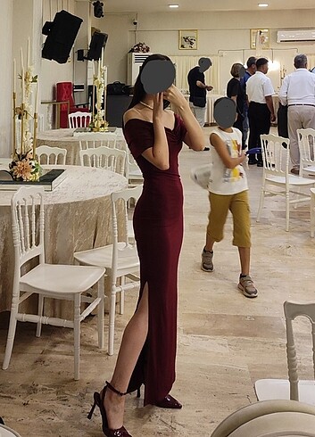 Diğer Bordo Elbise