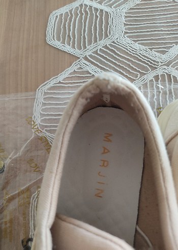 Bej Kadın marjin markaSpor Ayakkabı - Görsel 5