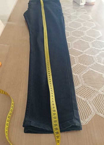 Erkek Siyah Kemerli Denim Pantolon - Görsel 3