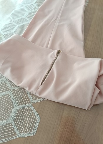 pudra Kadın Kumaş Pantolon - Görsel 2