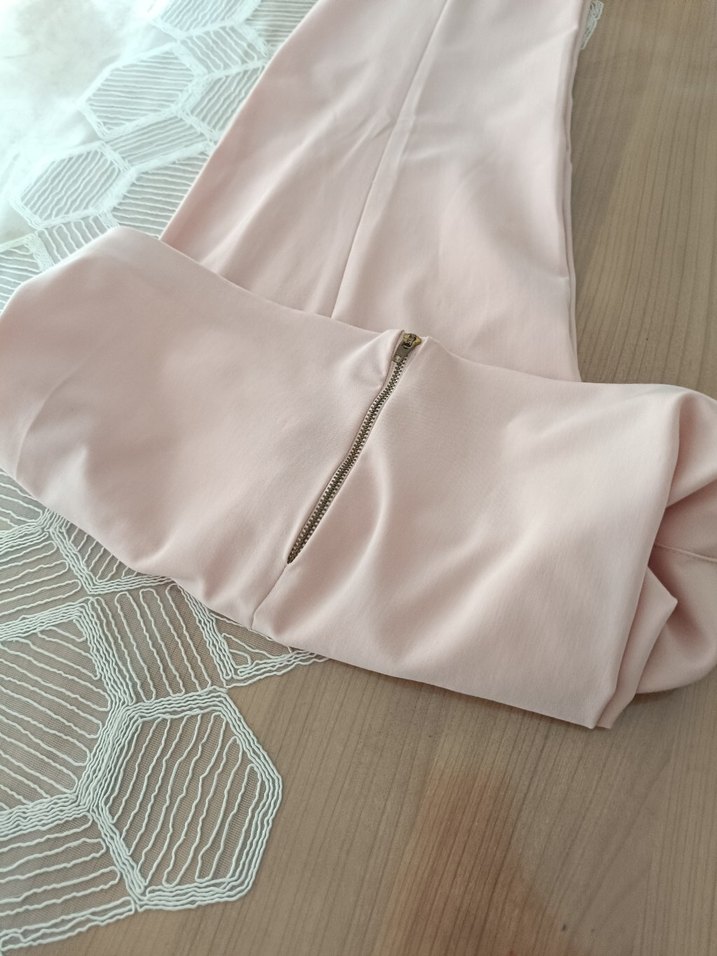 pudra Kadın Kumaş Pantolon - Görsel 2