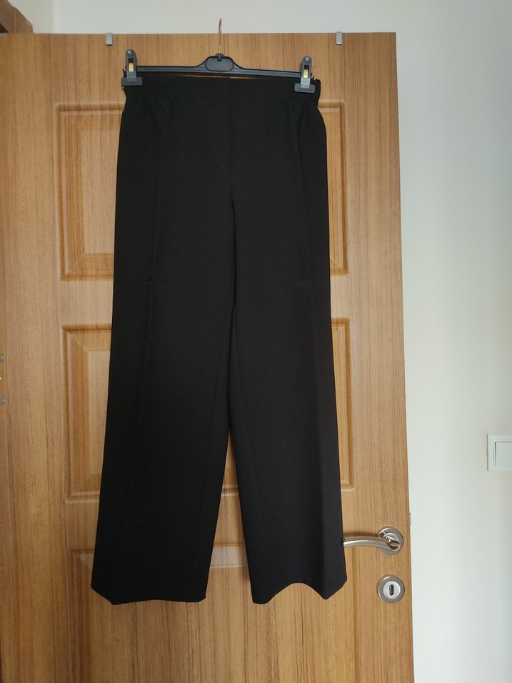 Siyah Kadın kislik Kumaş Pantolon - Görsel 3