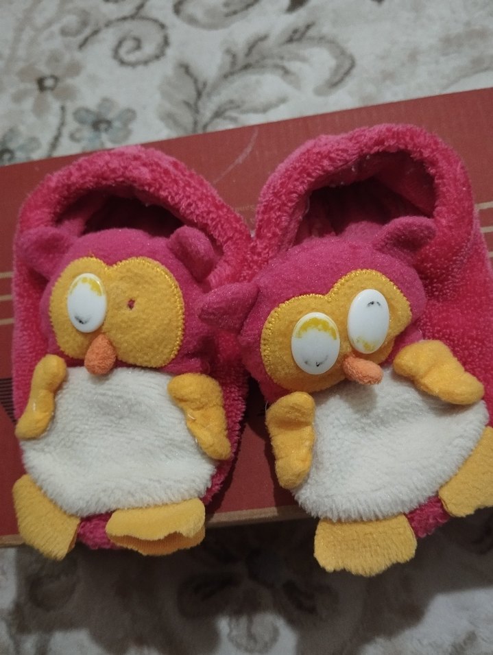 Kız Çocuk Örgü Ev Terlikleri - Görsel 3