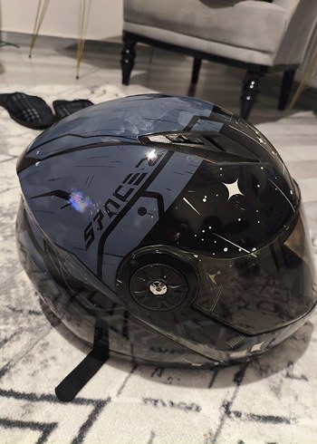 KASK ÇENE AÇILIR GÖZLÜKLÜ Motosiklet Kaskı - Görsel 10