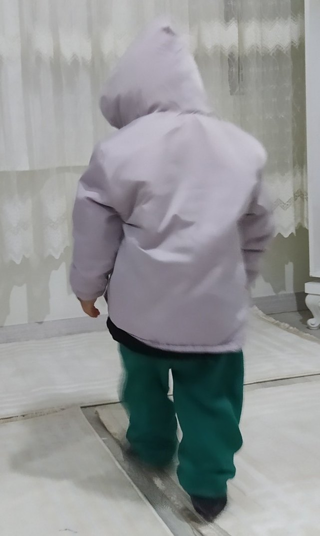 Gri Erkek Çocuk Mont - Görsel 2