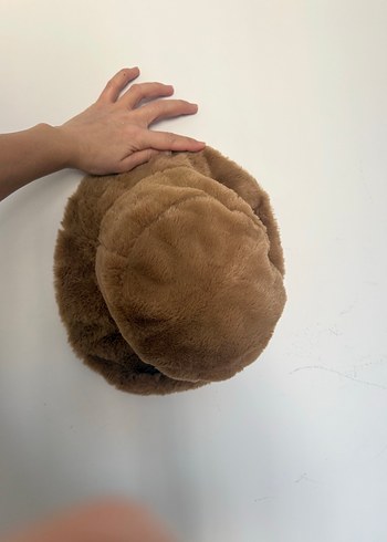 Kahverengi Kürklü Kadın Şapka - Görsel 5