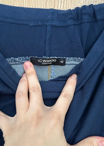 Kadın Hamile Kot Pantolon - Görsel 2