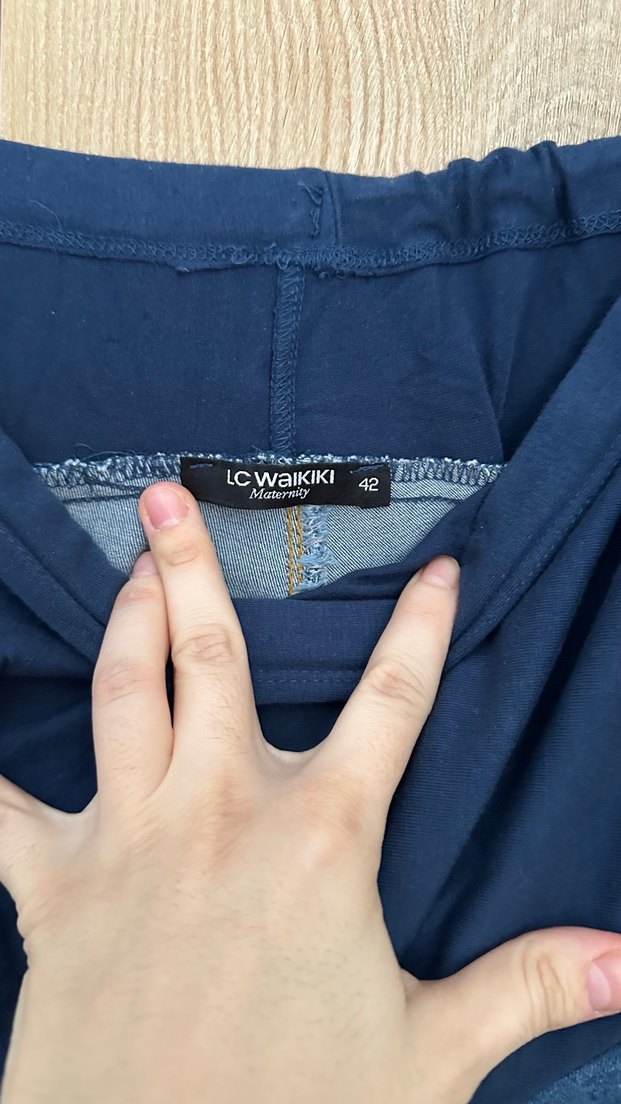 Kadın Hamile Kot Pantolon - Görsel 2