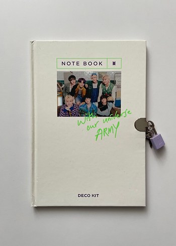 bts deco kit notebook