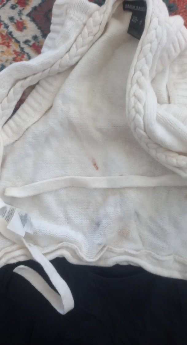 Nakışlı Siyah Bohem Mini Hamile Eteği - Görsel 4