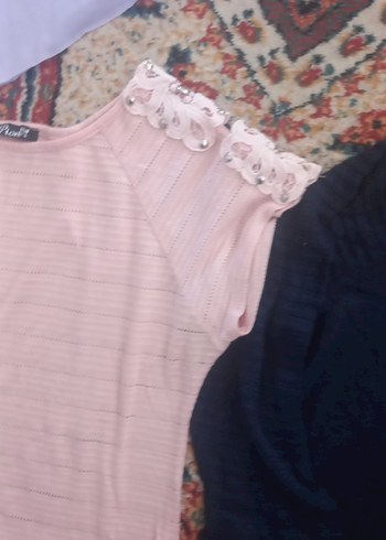 Pudra Midi Hamile Tişörtü - Görsel 2