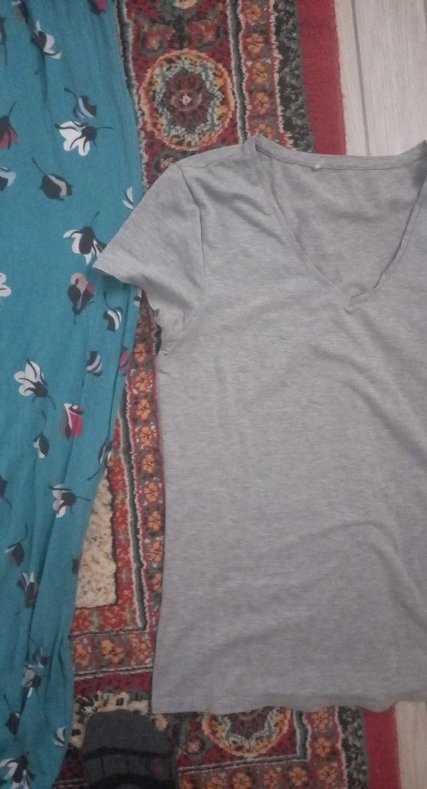 Turkuaz Çiçek Desenli Kadın Pijama Takımı - Görsel 4