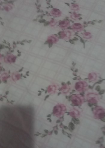 Pastel Mor Çiçek Desenli Yatak Örtüsü - Görsel 2