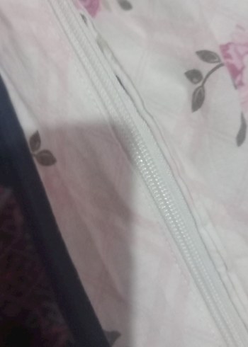 Pastel Mor Çiçek Desenli Yatak Örtüsü - Görsel 4