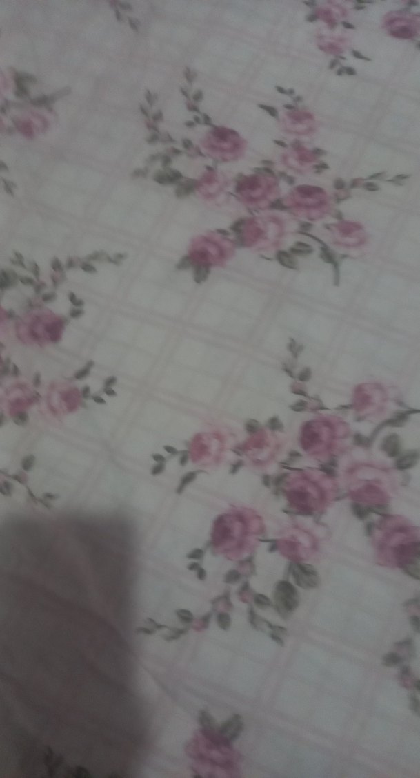 Pastel Mor Çiçek Desenli Yatak Örtüsü - Görsel 2