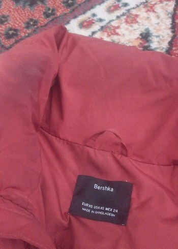 Bordo Fermuarlı Kadın Kışlık Mont - Görsel 3