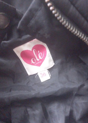 Düğmeli Siyah Kadın Kışlık Ceket - Görsel 3