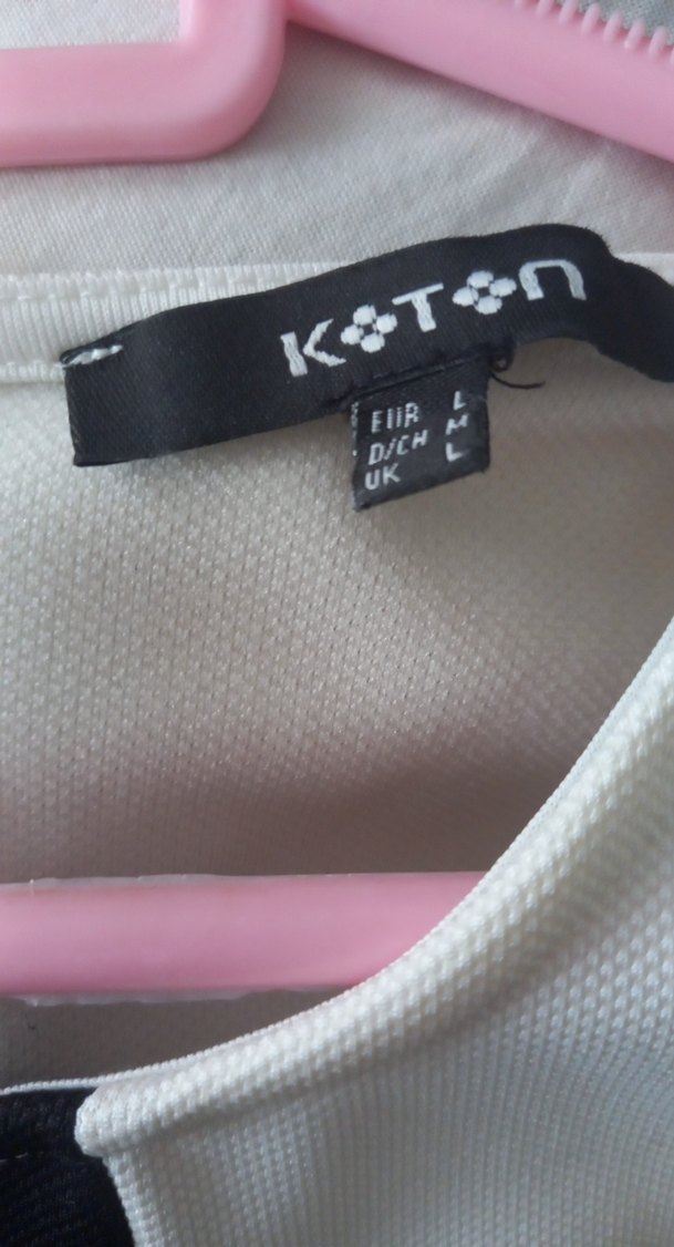 Kısa Kollu Siyah Beyaz Kalem Elbise - Görsel 4