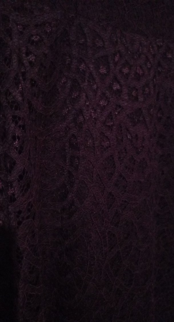 Bordo Uzun Kollu Drapeli Uzun Elbise - Görsel 3