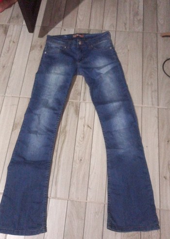 Gevşek Kesim Midi Kadın Kot Pantolon