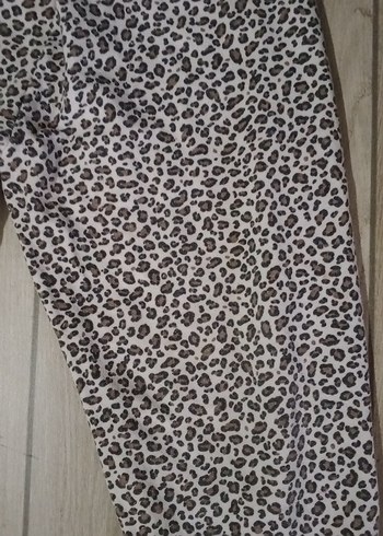 Diğer Gri Zebra Desenli Örme Kadın Pijama Takımı