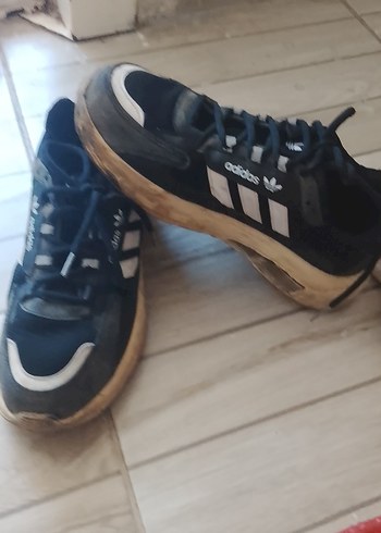 Adidas Orijinal Adidas Siyah Beyaz Retro Sneaker