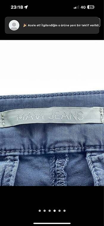 26 Beden mavi Renk Mavi jean
