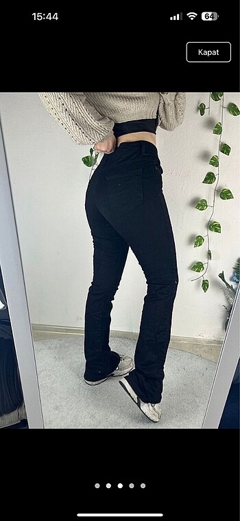 s Beden Zara model İspanyol paça pantolon