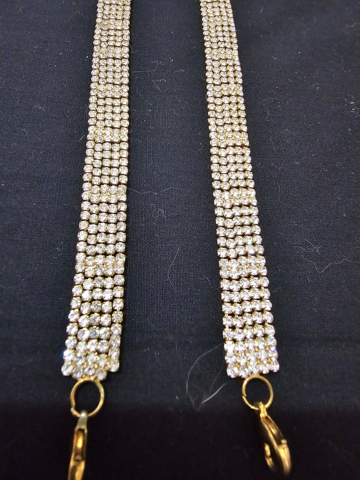 Zincir Detaylı Parlak Altın Kadın El Zinciri - Görsel 2