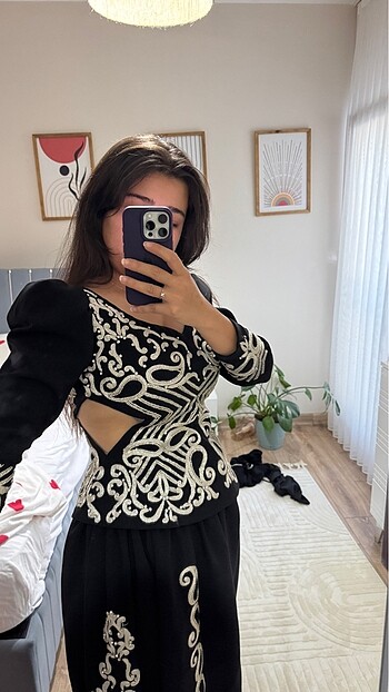 Tasarımcı Kına Şalvar