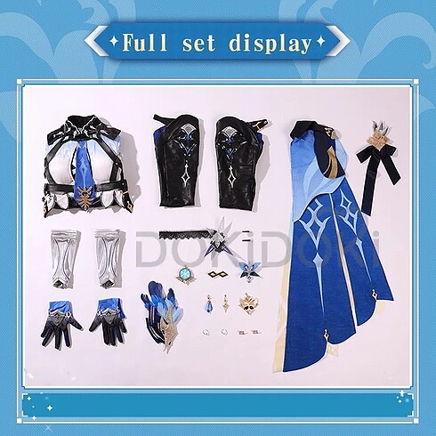 m Beden çeşitli Renk DokiDoki SR Eula Cosplay