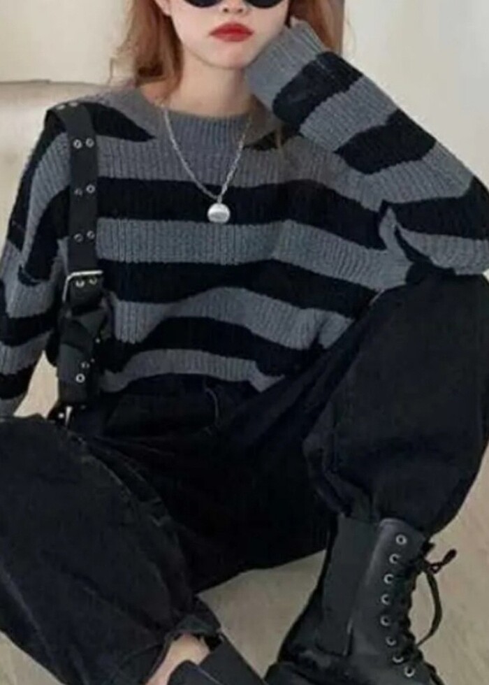 Salaş crop kazak - Görsel 2