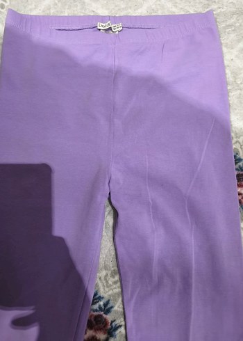 Kız Çocuk Pastel Mor Tayt - Görsel 4